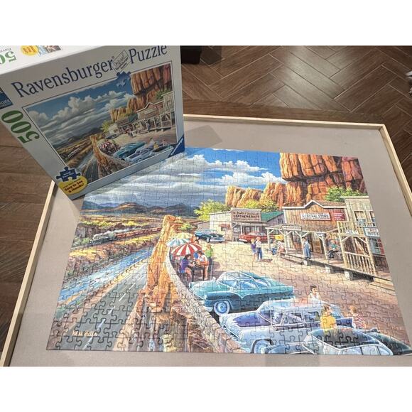Ravensburger Scenic Overlook 500 Large Piece Format Puzzle Complete Adults Kids - Picture 3 of 8
